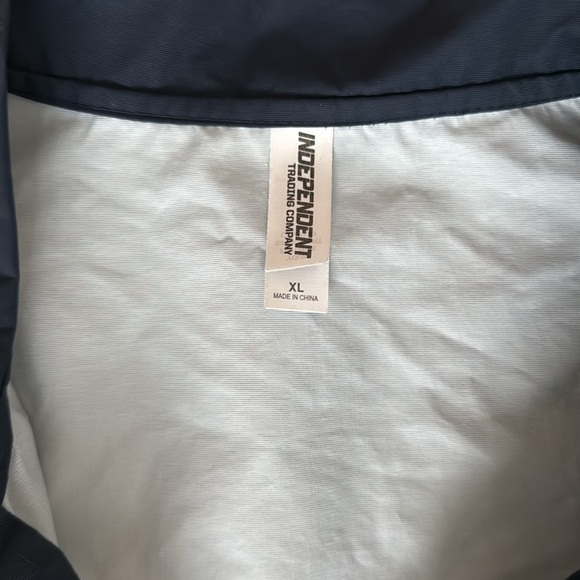 Navy Blue Wind Breaker Jacket - Picture 5 of 6